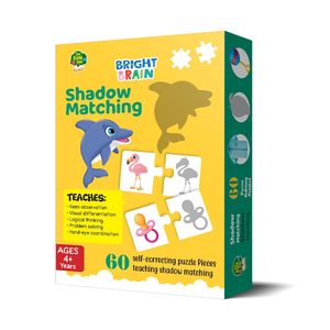 Le jeu de puzzle d'association d'ombres d'arbres 60 pièces, thème dessin animé, imprimé sur papier, jouet éducatif pour enfants de 4 ans et plus - Product Image 2