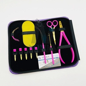 Kit Profesional de Herramientas para Extensiones de Cabello, Pinzas de Acero Inoxidable para Seccionar el Cabello, Pinza para Cabello con Agujas y Alicates a Precio de Mayoreo - Product Image 1