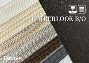 Tela para Persiana Enrollable Zebra Blackout TIMBERLOOK de Dexter |   Persiana Enrollable Doble con Textura Natural de Madera |   8 Colores Corea - Product Image 3