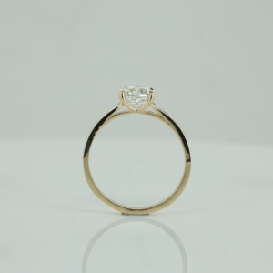 925 Sterling Silver GRA VVS Moissanite Toi Et Moi Ring Mossonite Diamond Engagement Ring Women - Product Image 6