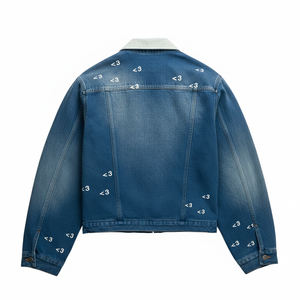 Chaqueta Bomber de Invierno al por Mayor, Estilo Vintage, Lavada, Informal, de Algodón Grueso, de Secado Rápido - Product Image 2