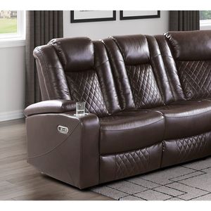 3 pezzi di lusso componibile componibile componibile per soggiorno Premium in ecopelle con rivestimento in peluche portabicchieri - Product Image 2