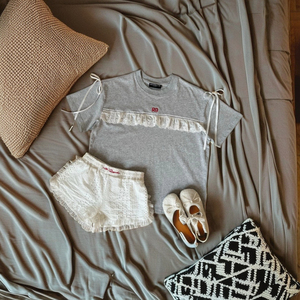 Teenagers Women's Unisex Oversized Boxy Cotton 260gsm T-<b>Shirt</b> Pre-Shrunk Round Neck Plus Size Embroidery Short Sleeve - Product Image 3