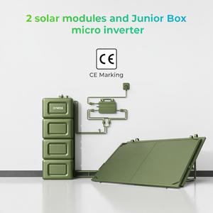 Sistema Solar para Balcón Dyness JunIor con Almacenamiento, Batería Lifepo4 de 1.6kwh y 8000 Ciclos, Microinversor PV HUB de 800w, Premio IF - Product Image 3