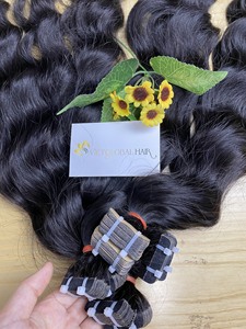Cinta de ondas naturales más vendida de Vietglobal Hair en extensiones de cabello Remy con color de cabello natural - Product Image 3