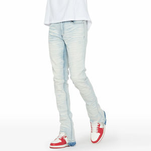Jeans de Mezclilla para Hombre de la Mejor Calidad, Corte Holgado Informal, Cintura Media, Rectos, Diseño Personalizable, Ropa para Exteriores - Product Image 1