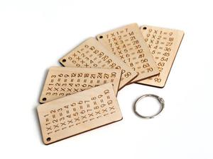 Nuevo juguete educativo de madera MDF cortado con láser, ecológico, el más vendido, en tendencia, juego de aprendizaje de madera. - Product Image 3