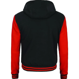 Veste de baseball ample à manches longues avec broderie personnalisée et patchwork, style streetwear, grande taille, respirante - Product Image 6
