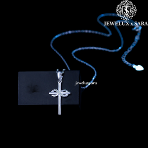 Collier en argent de haute qualité avec diamants Moissanite pour femmes, parfait pour les bijoux de mariage, les cadeaux d'anniversaire et les tenues de soirée - Product Image 5