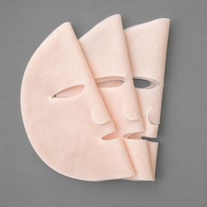 <span class=keywords><strong>Masque</strong></span> facial en tissu non tissé biodégradable teinté aux pigments végétaux Y181, substrat en fibre végétale de cerisier, norme coréenne, feuille sèche - Product Image 1