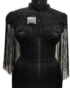 <b>Top</b> Trending Handbeaded Hand Embroidery Super Cool Fully Embellished Classic Bespoke Cape <b>Top</b> Blouse <b>Plus</b> <b>Size</b> Autumn Winter - Product Image 1