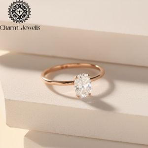 แหวนหมั้นเพชรโมอิสซาไนต์ทรงคุชชั่นชุบทองคำขาว 22k จาก Charm_Jewells ประดับเพชรแบบหนามเตย รับรองโดย IGI น้ำหนัก 3 กรัม ดีไซน์คลาสสิกสำหรับทั้งชายและหญิง - Product Image 5