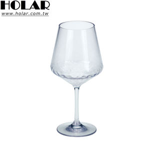 [Holar] Copa de Vino de Plástico Reutilizable con Diseño Martillado, Hecha en Taiwán, para Bodas, Aniversarios y Fiestas (Venta al Por Mayor) - Product Image 1