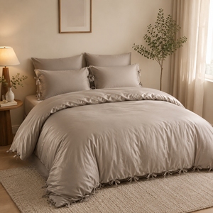Export Quality Reusable Cotton and Bamboo Fabric Duvet Tie for <b>Bedding</b> <b>Sets</b> Quilt Covers and Comforters Available for Sale - Product Image 4