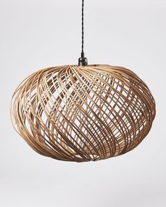 Traditional Handwoven Rattan Hanging <b>Ceiling</b> <b>Light</b> Fixture With Contemporary Design For Hotels Cafes And Villas - Product Image 4