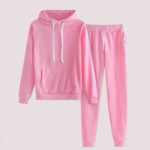 Venta caliente 2024 de ropa deportiva para mujer, chándales, chándal de lana de algodón suave para mujer, chándal de la mejor calidad - Product Image 1