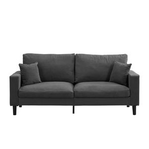 Divano Moderno Comodo a 3 Posti da 188 cm, Imbottito con Telaio in Legno ad Alta Resilienza per Soggiorno, Camera da Letto, Appartamento - Product Image 4