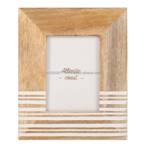 Cadre photo en bois pour chambre d'enfant, pour une décoration ludique, affichage de souvenirs, avec des bords sécurisés, construction légère, aspect joyeux et charmant - Product Image 4