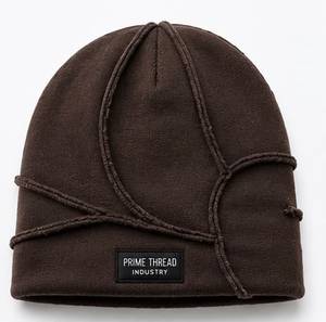 Bonnet d'hiver tendance en gros, bonnets tricotés unisexes, broderie personnalisée, bonnets jacquard, bonnets à pompon, bonnets tricotés pour hommes - Product Image 4