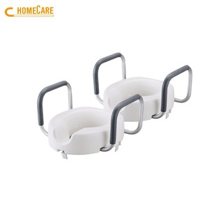 Asiento de inodoro elevado de producción de fábrica de Taiwán con asas Asiento de inodoro elevado para ancianos - Product Image 1