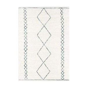 Alfombra Rectangular Geométrica Marroquí de Lana Acrílica, Tejido Plano Antideslizante, para Sala de Estar, Decorativa, en Oferta - Product Image 1