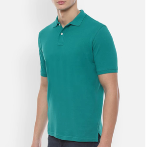 Camiseta de golf para hombre de diseño moderno, ligera, transpirable, 88% poliéster, de calidad, con estampado tipo polo. - Product Image 4