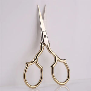 Ciseaux rétro en acier inoxydable à manche carré pour travaux manuels, broderie, couture et découpe de tissus - Product Image 4