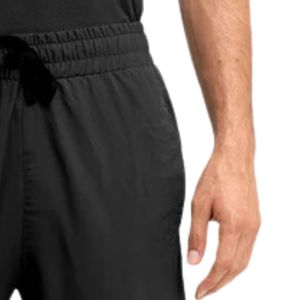 <b>Men</b> Black High Elastic Waist Slim Tapered Fit Casual Sweatpants Quick Dry Fleece Lightweight Everyday <b>Lounge</b> Training Athletic - Product Image 3