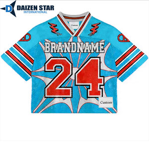 Camiseta de Fútbol Unisex de Malla 100% Poliéster, Transpirable, de Secado Rápido, Antibacteriana, Anti-UV, con Nombre de Equipo Personalizado y Mangas Cortas - Product Image 4