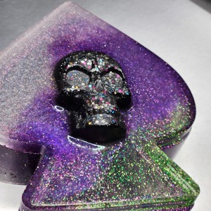 Boîte à bijoux en résine artisanale de luxe, décorative, à fleurs, pour ranger les bibelots, petite boîte cadeau personnalisée en résine - Product Image 4