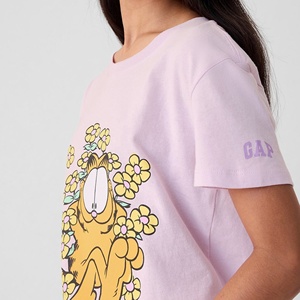 Camiseta Casual de Punto para Mujer y Adolescente, 100% Algodón, con Encaje, Manga Corta, Cuello Redondo, Talla Personalizada, Color Sólido, Lavado, Tallas Grandes, Ecológica - Product Image 3