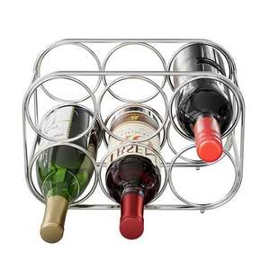 Estante para Botellas de Vino de Metal, Estilo Moderno y Popular, para Bares, Pubs y Uso Decorativo en el Hogar - Product Image 1