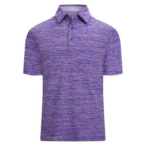 Polo de Golf para Hombre, Absorbente de Humedad, de Secado Rápido, Deportivo, de Manga Corta, a Rayas, Informal, con Cuello, Ligero - Product Image 1