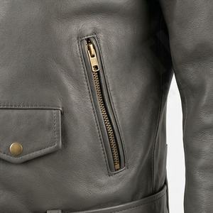 Veste de moto en cuir véritable pour homme de qualité supérieure, nouvelle arrivée, vestes de moto d'hiver, protections amovibles, personnalisables - Product Image 5