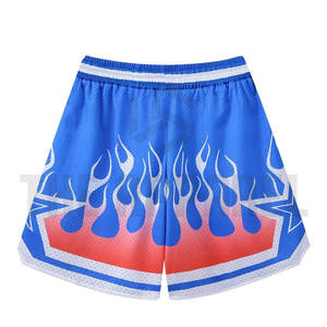 Pantalones Cortos Deportivos Casuales de Malla para Hombre, Ligeros, Transpirables, de Secado Rápido, con Cierre de Cordón, Estilo Hip Hop - Product Image 6