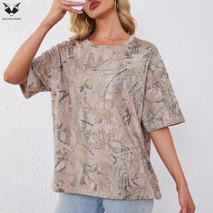 Camiseta de manga corta para mujer, informal, cómoda y elegante, de la mejor calidad, último diseño, camisetas extragrandes - Product Image 4