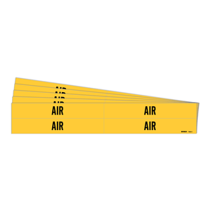 Flexible Brady AIR Pipe <b>Marker</b> Durable Indoor/Outdoor Label for Air Line Identification - Product Image 2