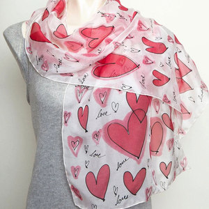 Silk Scarf Elegant Border Print For Hair Tying Neck Wrapping And Fashion Clothing Silk Scarf - Product Image 1