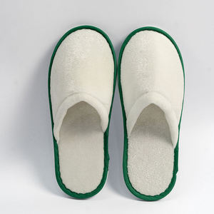 Wholesale Washable <b>Flip</b> <b>Flop</b> Hotel <b>Slipper</b> Hotel Terry Towel <b>Slipper</b> Non Slip Terry Cloth Made Eco Friendly White Color <b>Slippers</b> - Product Image 1