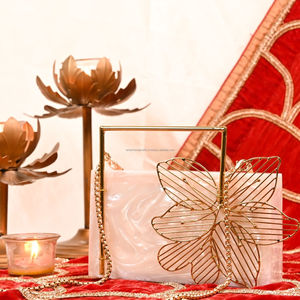 Bolso de mano con adornos de resina de alta calidad para mujeres y niñas, superventas en Dubai, Bahrein, Nigeria, POR ARTESANÍA DE LUJO - Product Image 4