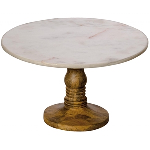 Luxury Marble Top Wooden <b>Cake</b> <b>Stand</b> Round Dessert Display Pedestal Tray for Wedding Party Bakery Tableware Decor <b>Cake</b> <b>Stand</b> - Product Image 1