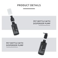 Bocaux givrés avec couvercles, emballages pour crème, contenants pour lotion corporelle, 50g 100g, pot en plastique noir mat, cosmétique Shanghai, 20-40 jours