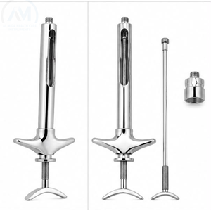 Jeringa Quirúrgica Dental Al Mida, Manual, de Acero Inoxidable, Instrumento con Certificación CE para Procedimientos ORL - Product Image 5