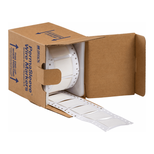 Brady PermaSleeve Durable PET Heat Shrink <b>Cable</b> <b>Labels</b> 1 Inch Diameter for Industrial Wire Identification - Product Image 3