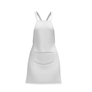 Tablier de chef jetable en cuir tissé personnalisé pour barman, cuisine, restaurant, bar - Unisexe, fermeture à boutons-pression, manches courtes, imperméable - Product Image 1