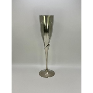 On Sale Stainless Steel Champagne Flute Long Stem Modern Design Wedding <b>Goblet</b> - Product Image 4