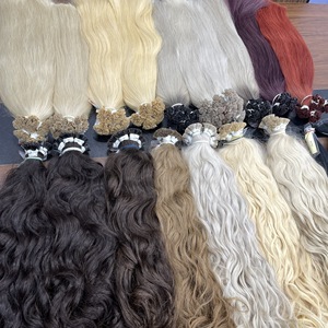 The Best Wholesale 100% Raw Vietnamese Virgin Remy Hair Flat Tip <b>Extensions</b> Natural Wave Color - Product Image 2