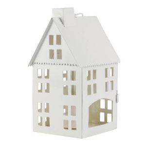 Portavelas de madera con forma de casa, linternas decorativas, casas de velas votivas para decoración del hogar, regalo, lámparas de mesa con forma de cabaña cortadas con láser - Product Image 3