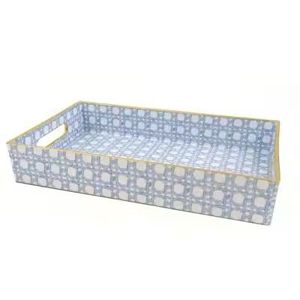 Plateau en MDF au look luxueux pour l'hôtellerie et l'accueil, plateau en MDF à surface lisse pour usage domestique polyvalent, couleur et taille personnalisables - Product Image 1