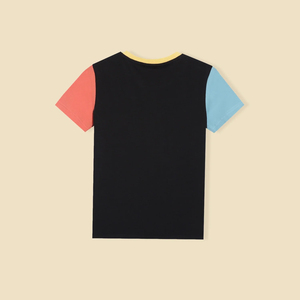 T-shirt pour garçons, léger, en coton, manches courtes, style décontracté, col rond, avec logo personnalisé - Product Image 6